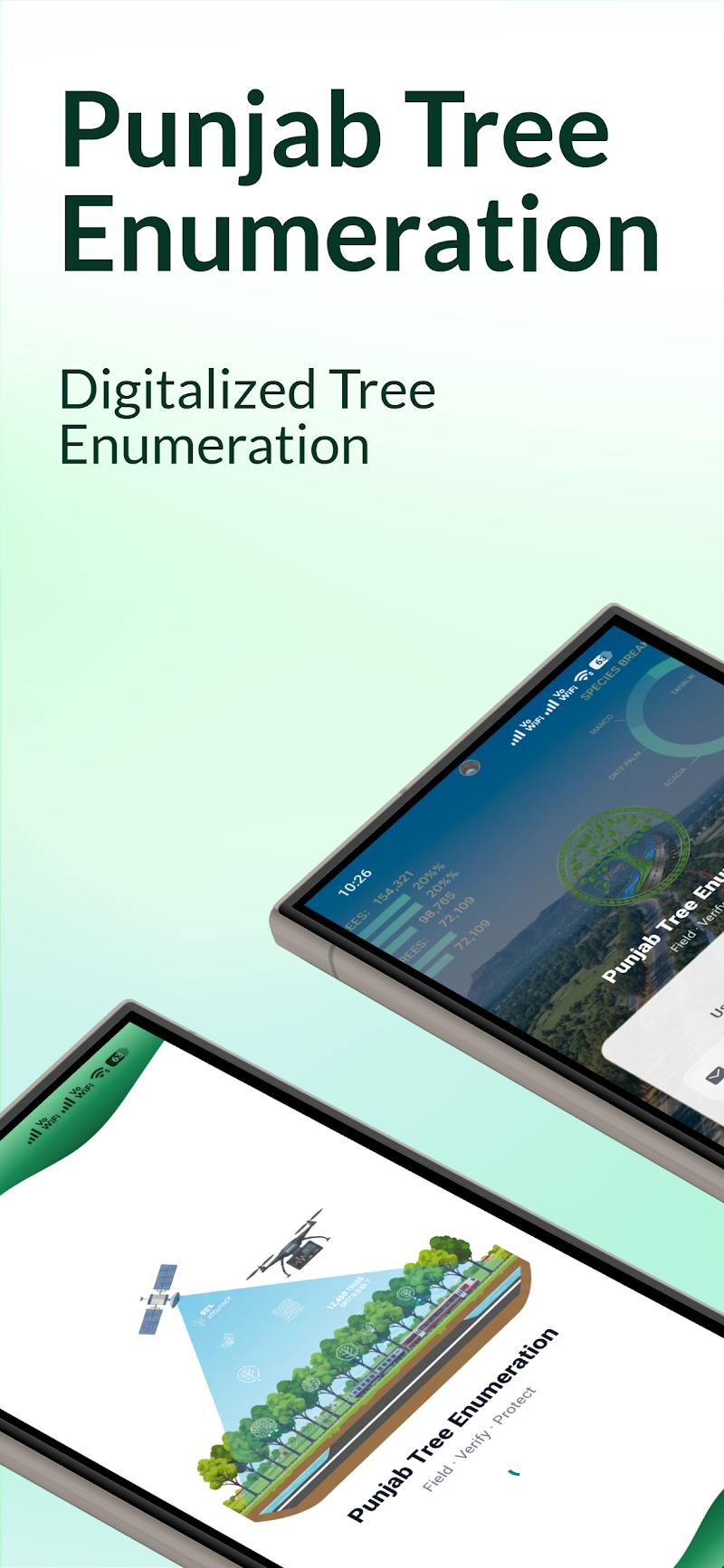 Punjab Tree Enumeration — official Google Play artwork